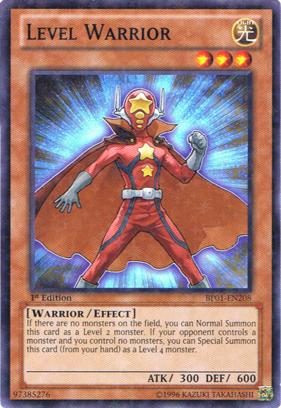 Level Warrior [BP01-EN208] Starfoil Rare | The CG Realm