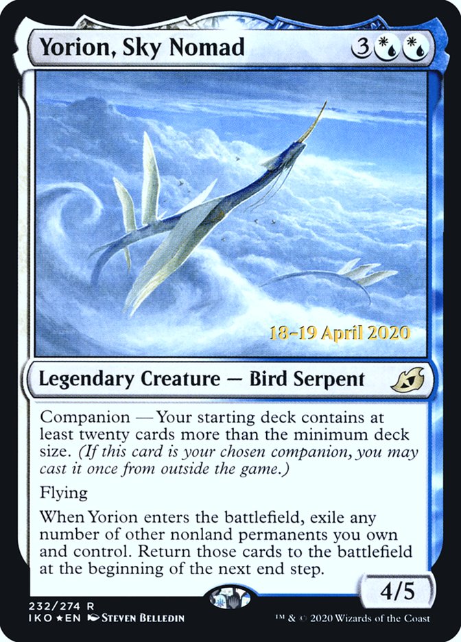 Yorion, Sky Nomad [Ikoria: Lair of Behemoths Prerelease Promos] | The CG Realm