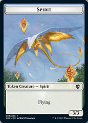 Spirit (003) // Thopter Double-Sided Token [Innistrad: Crimson Vow Commander Tokens] | The CG Realm