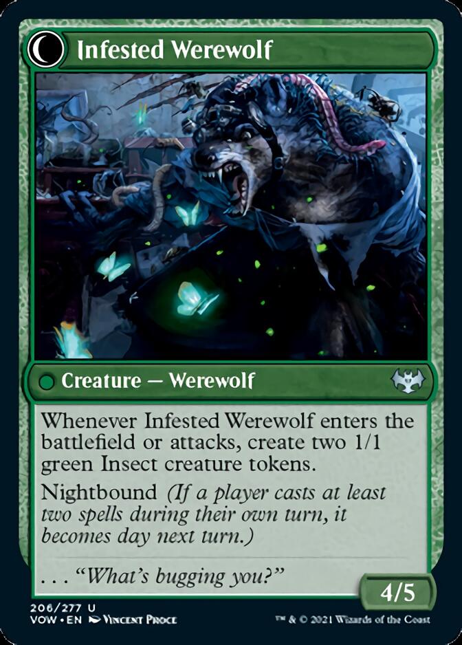 Infestation Expert // Infested Werewolf [Innistrad: Crimson Vow] | The CG Realm