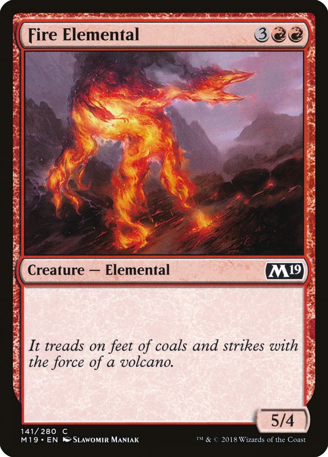 Fire Elemental [Core Set 2019] | The CG Realm