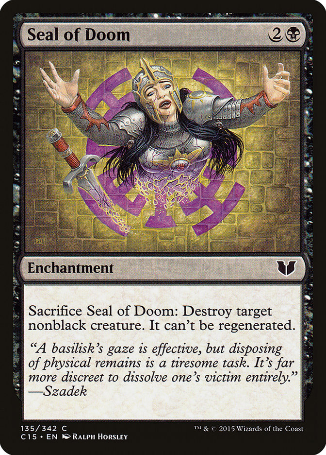 Seal of Doom [Commander 2015] | The CG Realm