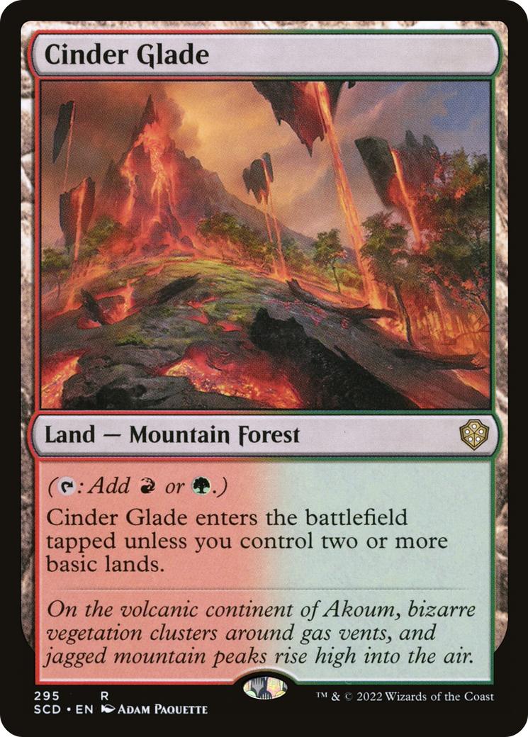 Cinder Glade [Starter Commander Decks] | The CG Realm