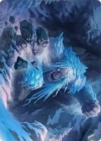 Icehide Troll Art Card [Kaldheim Art Series] | The CG Realm