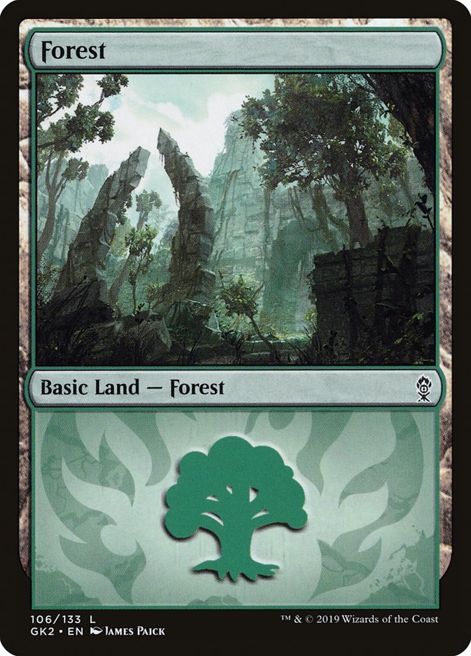 Forest (106) [Ravnica Allegiance Guild Kit] | The CG Realm