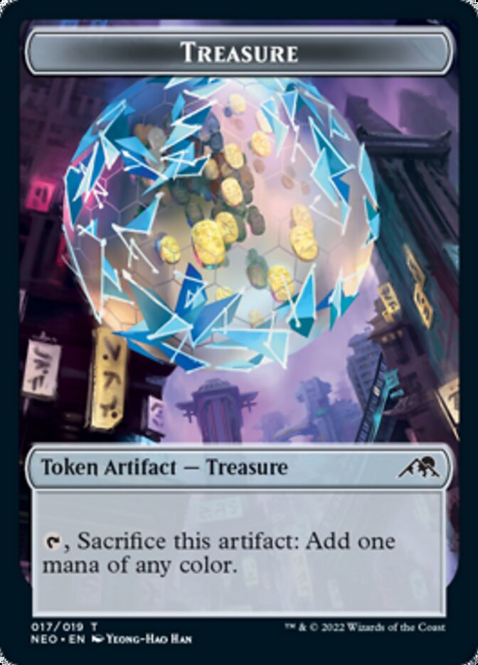 Treasure Token [Kamigawa: Neon Dynasty Tokens] | The CG Realm