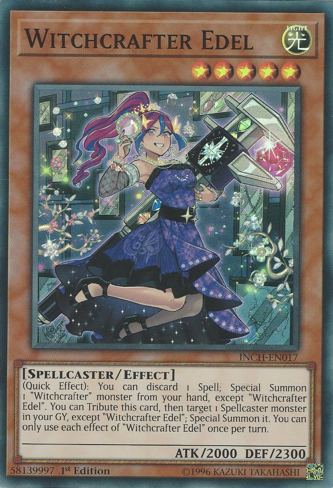 Witchcrafter Edel [INCH-EN017] Super Rare | The CG Realm