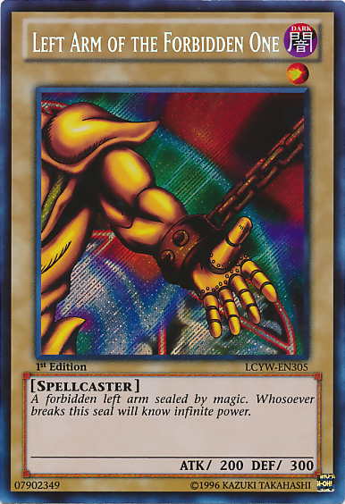 Left Arm of the Forbidden One [LCYW-EN305] Secret Rare | The CG Realm