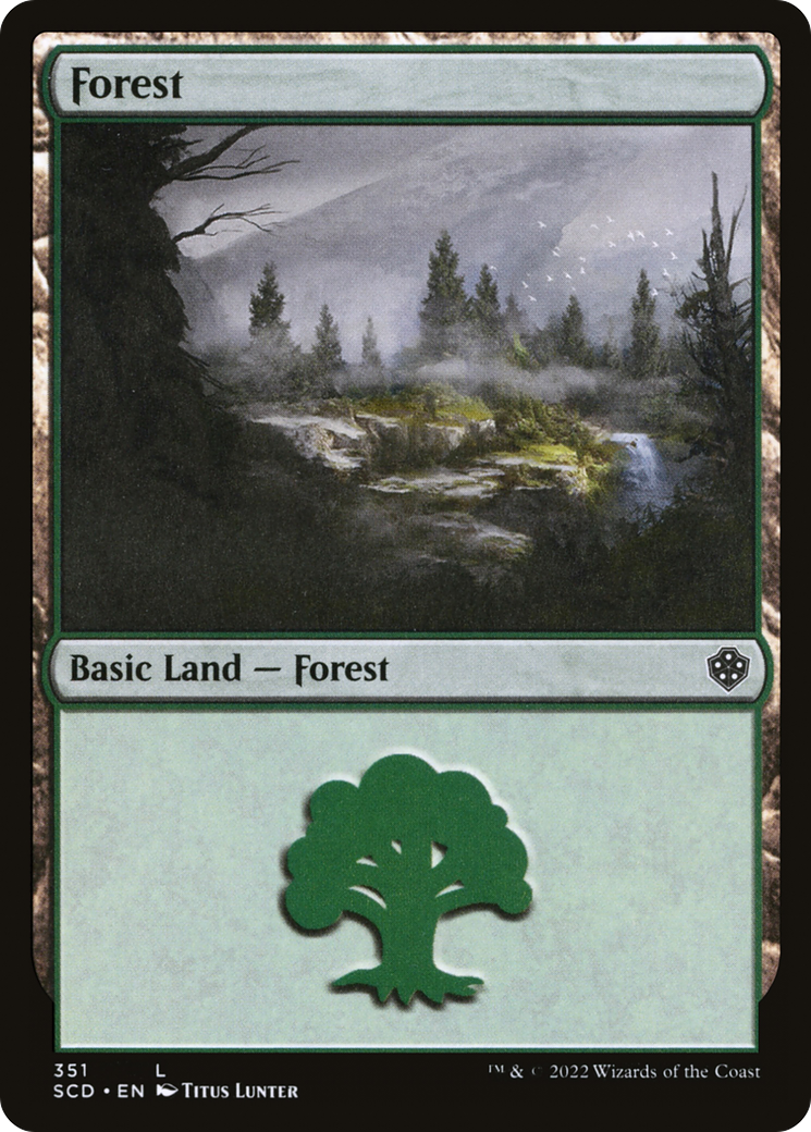 Forest (351) [Starter Commander Decks] | The CG Realm