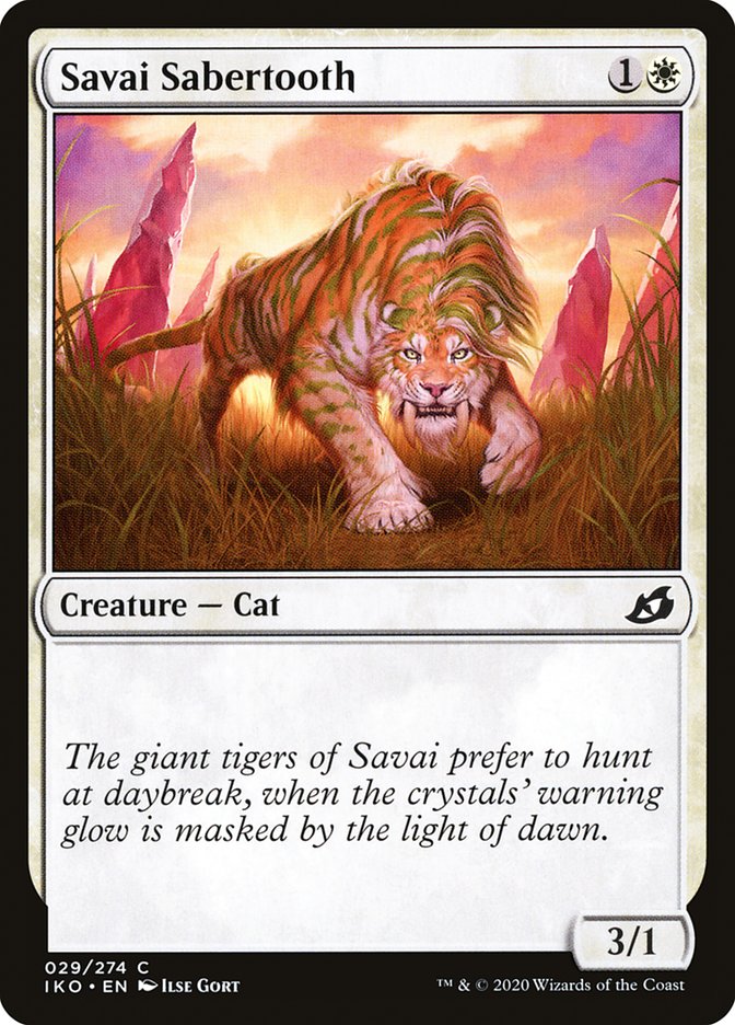 Savai Sabertooth [Ikoria: Lair of Behemoths] | The CG Realm