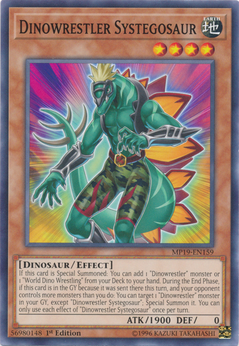 Dinowrestler Systegosaur [MP19-EN159] Common | The CG Realm