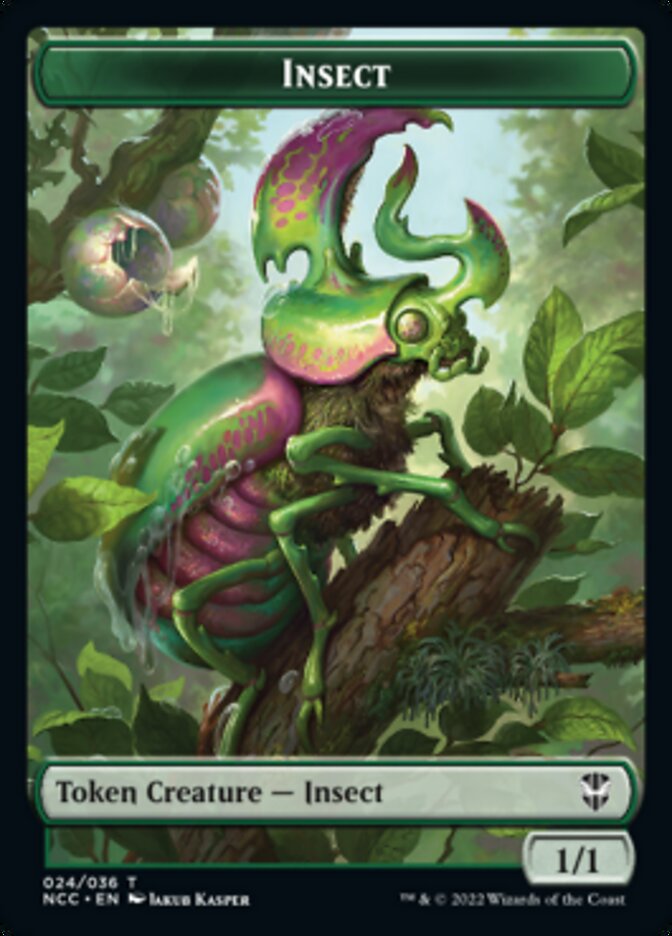 Ogre // Insect Double-Sided Token [Streets of New Capenna Commander Tokens] | The CG Realm