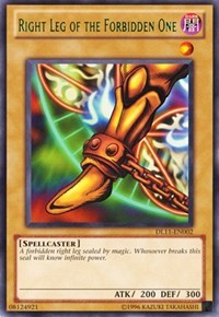 Right Leg of the Forbidden One (Green) [DL11-EN002] | The CG Realm