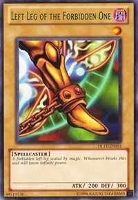 Left Leg of the Forbidden One (Green) [DL11-EN003] | The CG Realm