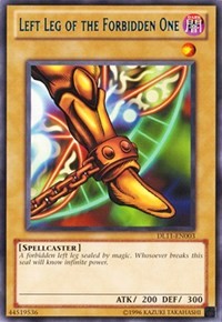 Left Leg of the Forbidden One (Blue) [DL11-EN003] | The CG Realm