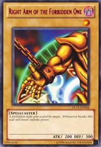 Right Arm of the Forbidden One (Red) [DL11-EN004] | The CG Realm