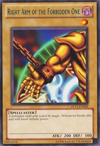 Right Arm of the Forbidden One (Blue) [DL11-EN004] | The CG Realm