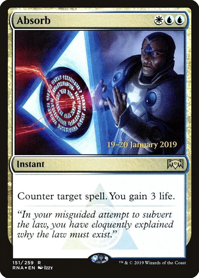 Absorb [Ravnica Allegiance Prerelease Promos] | The CG Realm