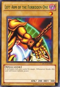 Left Arm of the Forbidden One (Green) [DL11-EN005] | The CG Realm