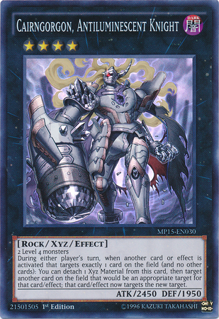 Cairngorgon, Antiluminescent Knight [MP15-EN030] Super Rare | The CG Realm