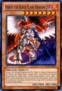 Horus the Black Flame Dragon LV8 (Purple) [DL17-EN002] | The CG Realm