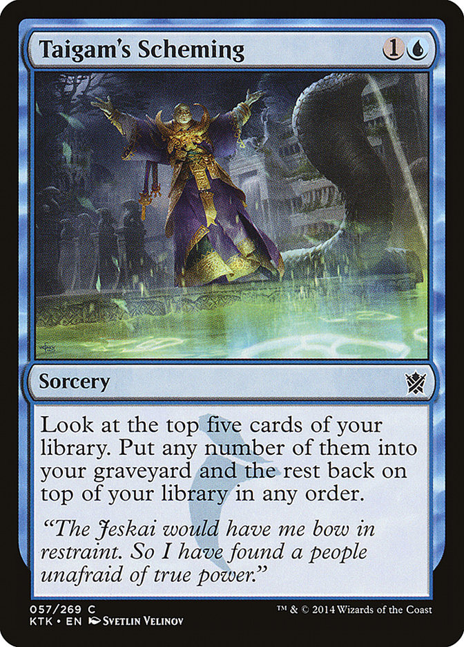 Taigam's Scheming [Khans of Tarkir] | The CG Realm