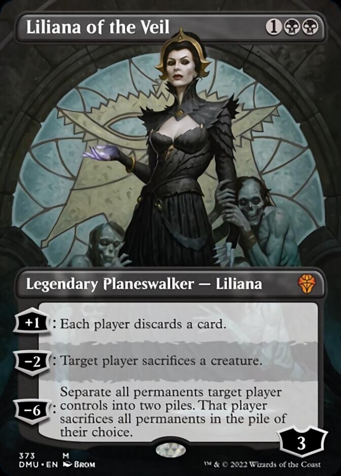 Liliana of the Veil (Borderless) [Dominaria United] | The CG Realm