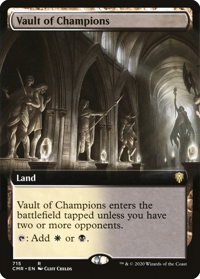 Vault of Champions (Extended Art) [Commander Legends] | The CG Realm