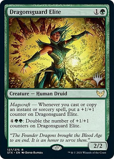 Dragonsguard Elite (Promo Pack) [Strixhaven: School of Mages Promos] | The CG Realm