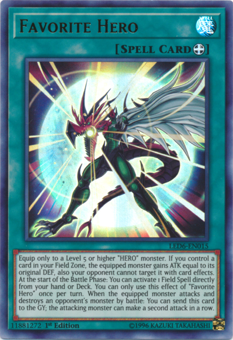 Favorite Hero [LED6-EN015] Ultra Rare | The CG Realm