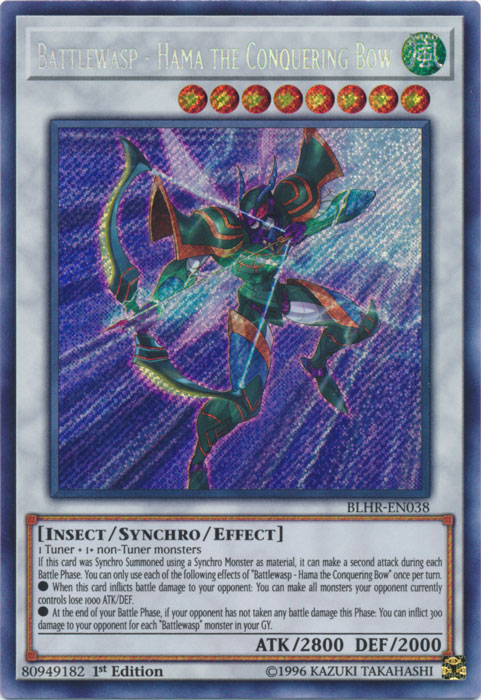 Battlewasp - Hama the Conquering Bow [BLHR-EN038] Secret Rare | The CG Realm