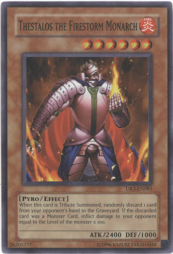 Thestalos the Firestorm Monarch [DR3-EN081] Super Rare | The CG Realm