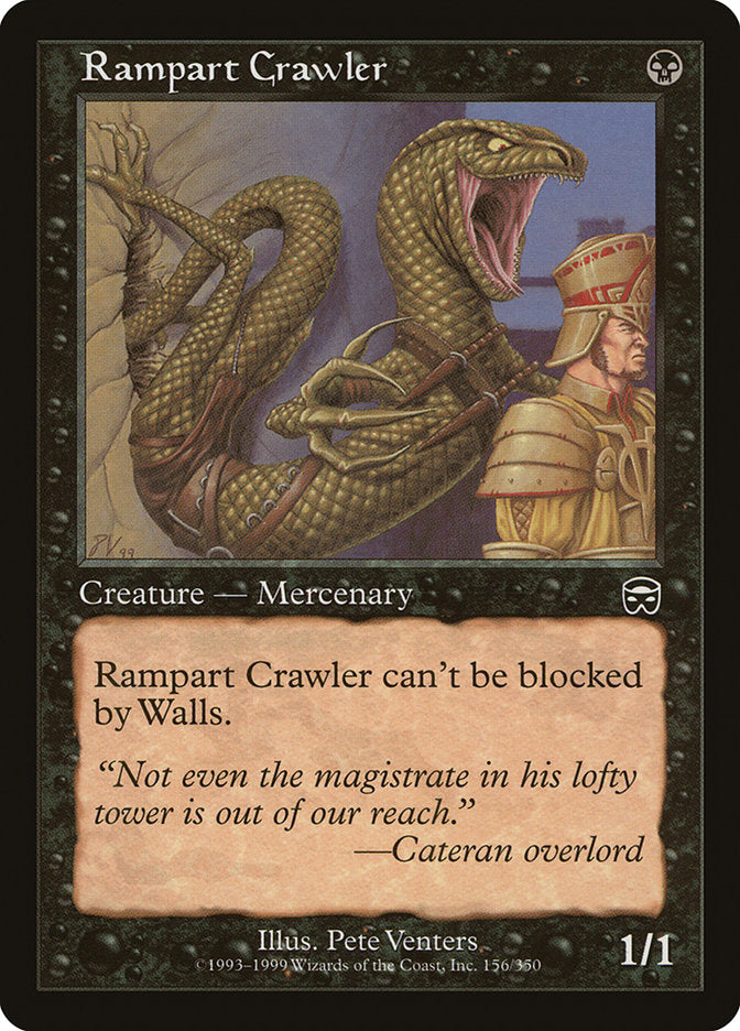 Rampart Crawler [Mercadian Masques] | The CG Realm