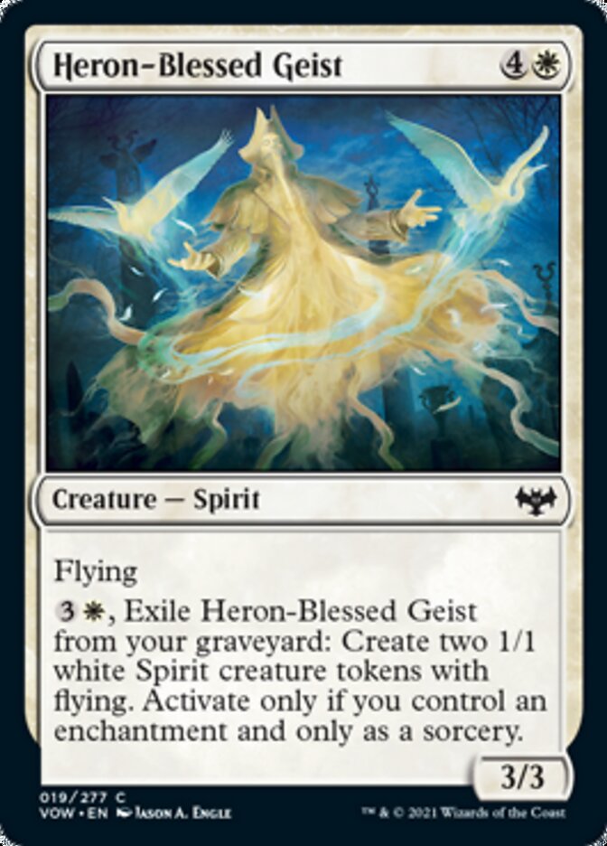 Heron-Blessed Geist [Innistrad: Crimson Vow] | The CG Realm