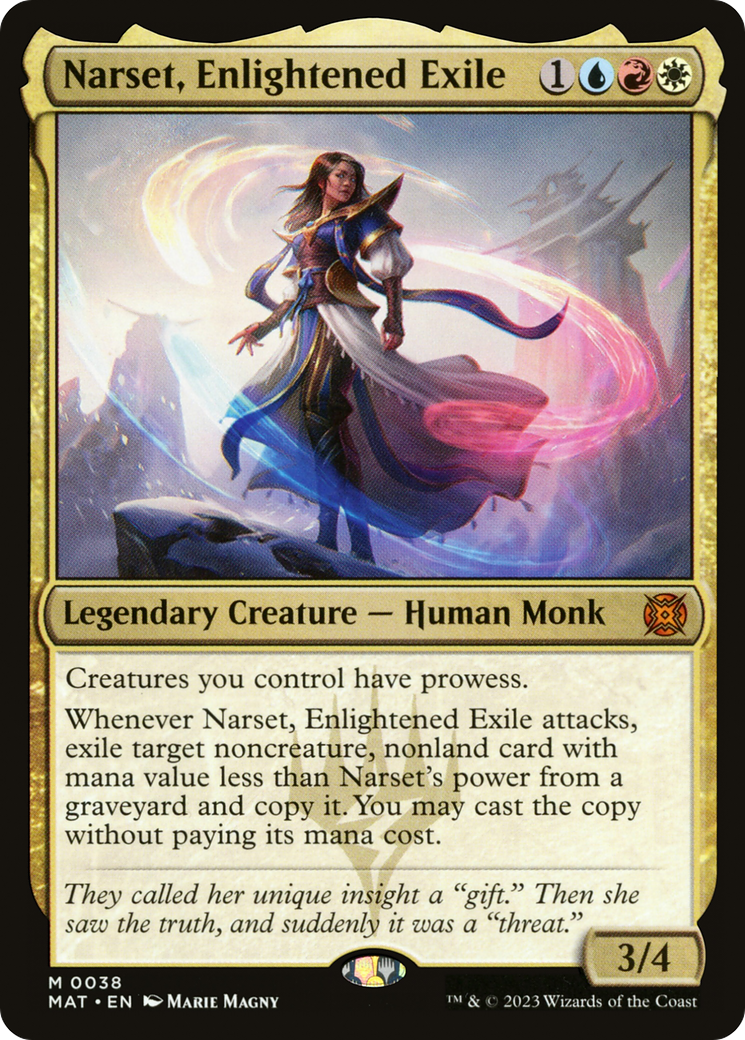 Narset, Enlightened Exile [March of the Machine: The Aftermath] | The CG Realm