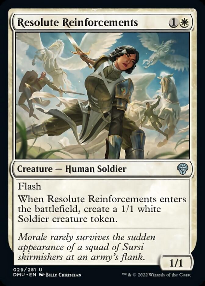 Resolute Reinforcements [Dominaria United] | The CG Realm