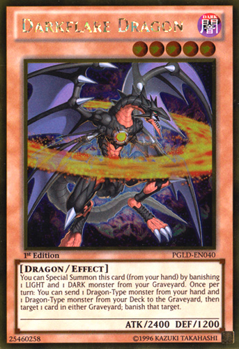 Darkflare Dragon [PGLD-EN040] Gold Rare | The CG Realm