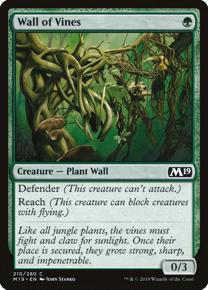 Wall of Vines [Core Set 2019] | The CG Realm