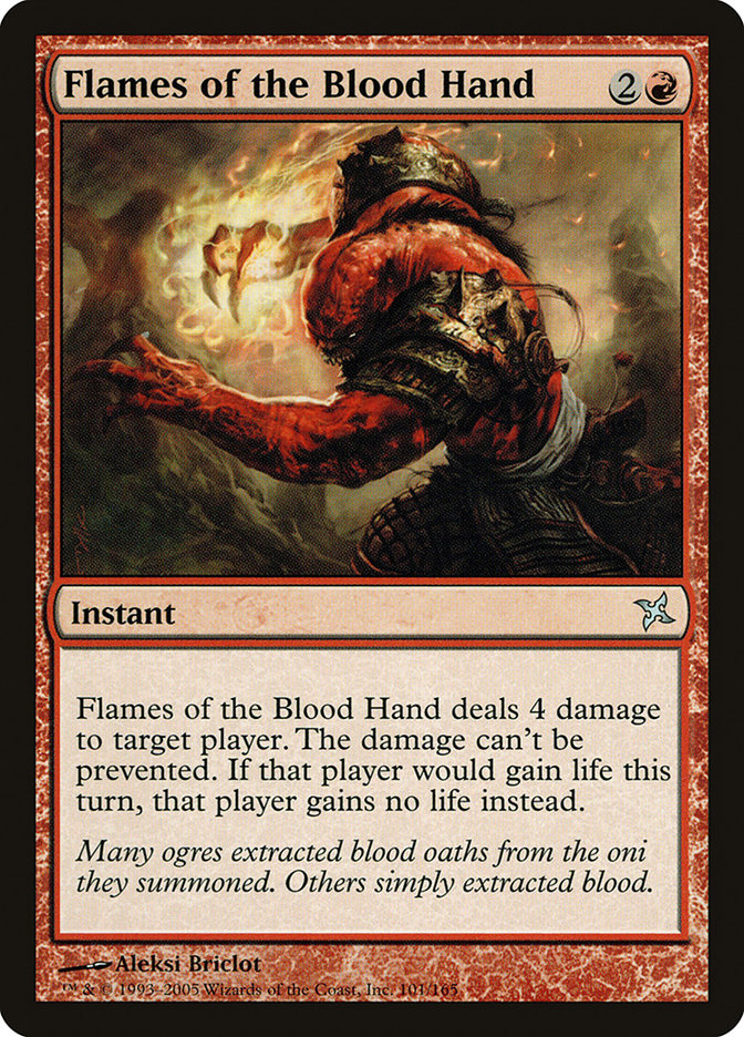 Flames of the Blood Hand [Betrayers of Kamigawa] | The CG Realm