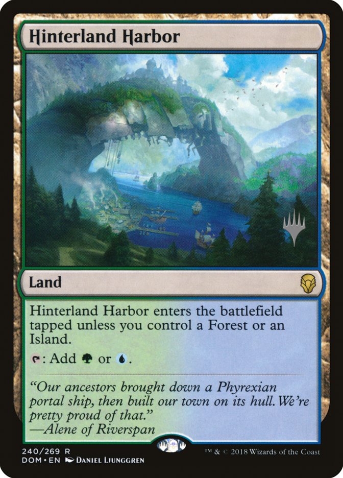 Hinterland Harbor (Promo Pack) [Dominaria Promos] | The CG Realm