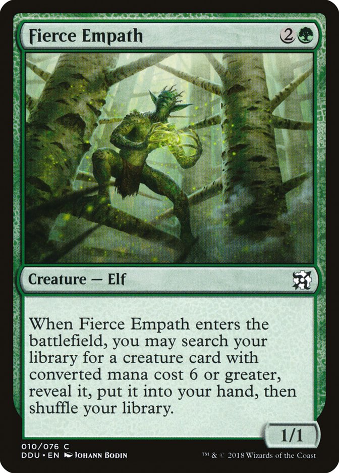 Fierce Empath [Duel Decks: Elves vs. Inventors] | The CG Realm