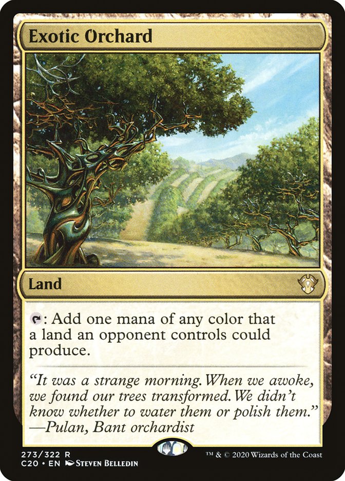 Exotic Orchard [Commander 2020] | The CG Realm