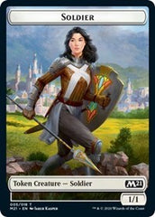 Soldier // Treasure Double-Sided Token [Core Set 2021 Tokens] | The CG Realm