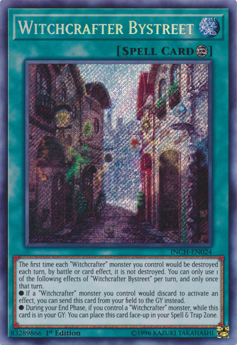 Witchcrafter Bystreet [INCH-EN024] Secret Rare | The CG Realm