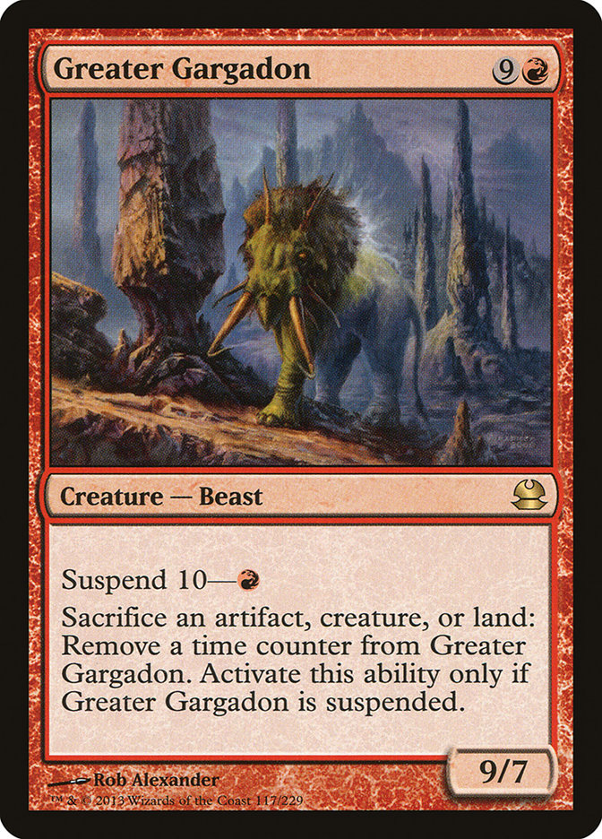 Greater Gargadon [Modern Masters] | The CG Realm