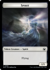 Spirit (9) // Treasure Double-Sided Token [March of the Machine Commander Tokens] | The CG Realm