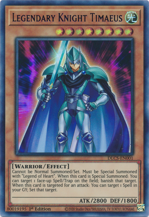 Legendary Knight Timaeus (Blue) [DLCS-EN001] Ultra Rare | The CG Realm