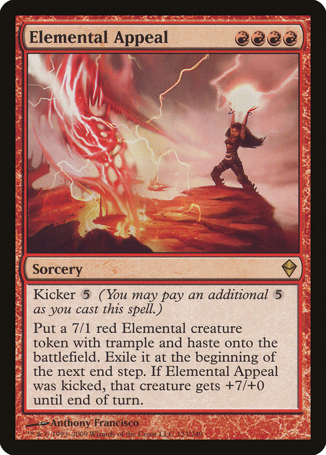 Elemental Appeal [Zendikar] | The CG Realm