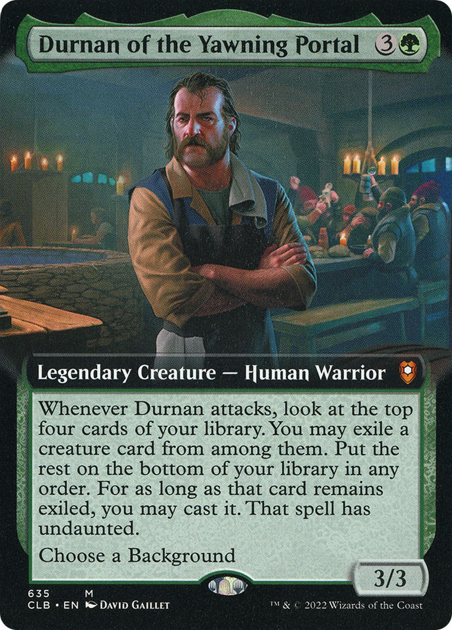 Durnan of the Yawning Portal (Extended Art) [Commander Legends: Battle for Baldur's Gate] | The CG Realm