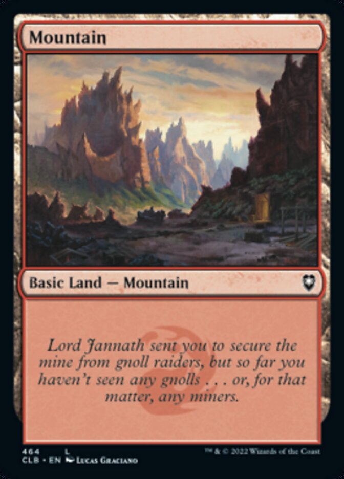 Mountain (464) [Commander Legends: Battle for Baldur's Gate] | The CG Realm